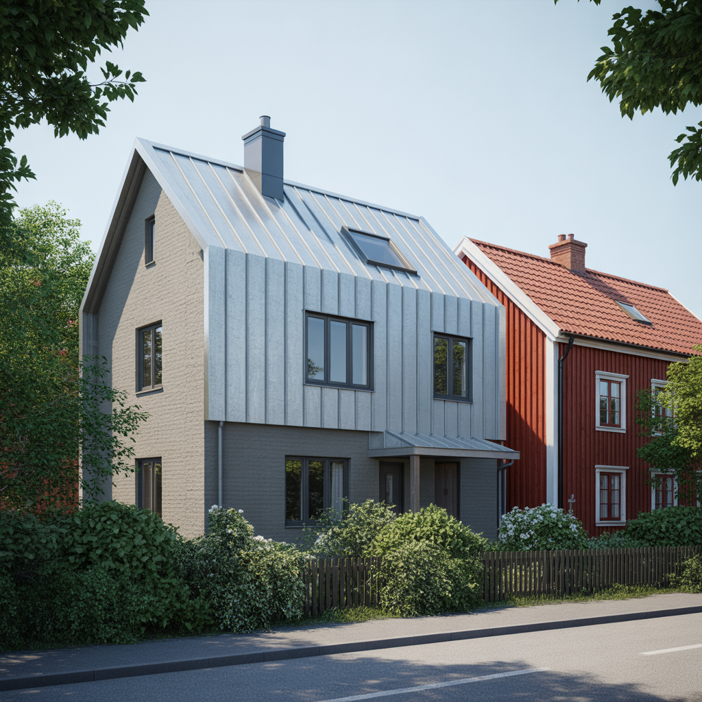 1.Fordelarna med att valja plattak framfor tegel