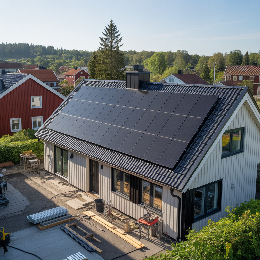 10.Fordelarna med att installera solceller vid takbyte