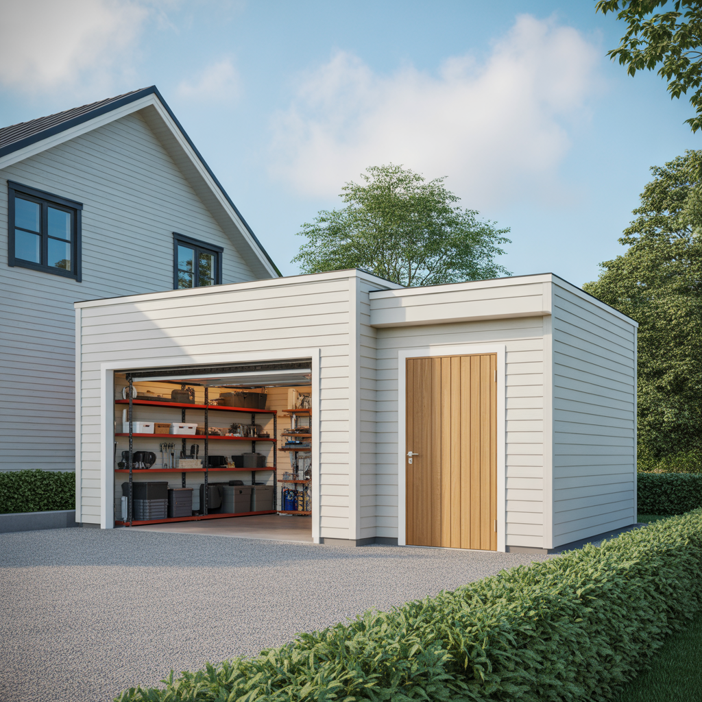 4.Sa bygger du ett garage med extra forrad