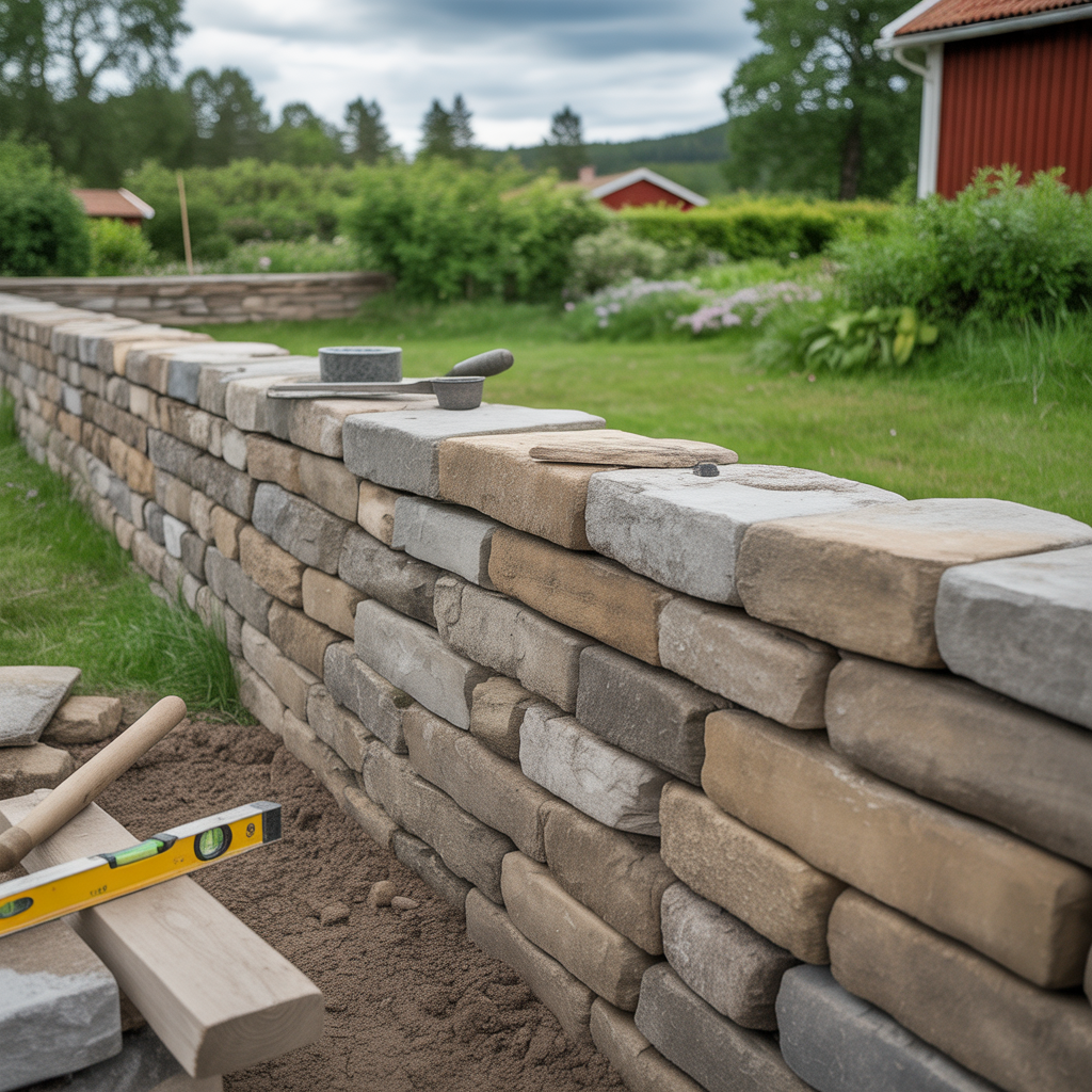 6.Sa bygger du en robust och vadertalig stenmur